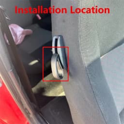 2pcs Car Seat Base Adjustment Handle Lever Lift Tilt Left Right Black Accessories For Seat Ibiza Arosa 1J3881633B 1J3881634B