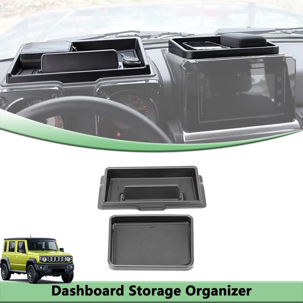 Center Console Dashboard Organizer Tray Phone Holder for Suzuki Jimny JB64 JB74 2019-2026 Storage Tidying Interior Accessories