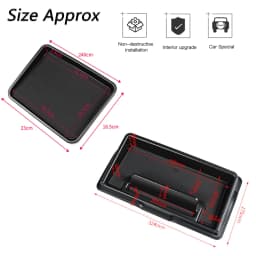 Center Console Dashboard Organizer Tray Phone Holder for Suzuki Jimny JB64 JB74 2019-2026 Storage Tidying Interior Accessories