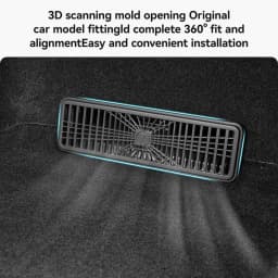 YZ For Tesla Model Y Juniper 2026 Under Seat Air Outlet Anti-blocking Cover Condition Outlet Mask Trim Strips Car Accessories