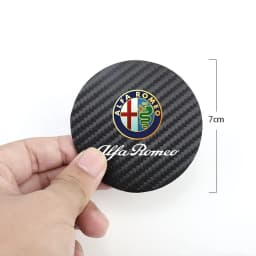 2Pcs Car Coasters Water Cup Mats Waterproof Slot Pads For Alfa Romeo 156 159 147 4C 8C 166 Giulia Giulietta Mito Spider Tonale