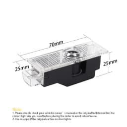 LED Car Door Interior Ghost Shadow Welcome Light Accessories For BMW E46 E60 E90 F10 F30 E92 E93 E91 E61 F07 F11 F18 E63 X3 Z4