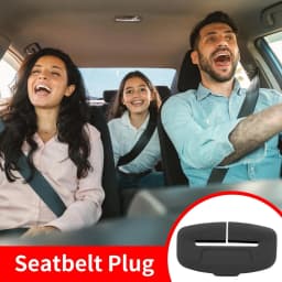 Car seat belt insertion protective cover card head silent dustproof silicone cover scratch resistant float interior modification