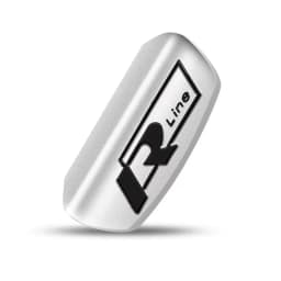 Car Steering Wheel Accessories Metal Stickers For VW Golf T‑Roc Tiguan Polo Passat T‑Cross Taigo ID.4 ID.7 Atlas Beetle MK7 6