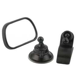 Adjustable Car Baby Rearview Mirror 2 In 1 Convex Safety Mirror For Rear Seat Child Observation Driving Aid Accessory