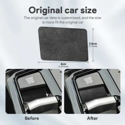 Suede Car Gear Shift Anti-scratch Sticker for BMW X3 G45 2025 7 Series G70 2023 2024-2026 i5 G60 5 Series G60 2024 2025 LHD RHD