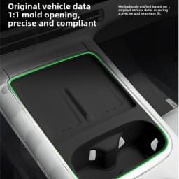 Car Cup Holder Phone Charging Tray For Xpeng G6 2025 2026 Anti-Dirt Pad Silicone Anti-Slip Shock-Absorbing Interior Accessories