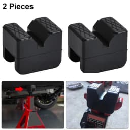 Car Jack Rubber Pad Car Slotted Lift Jack Stand Rubber Pads Universal Repair Tools Frame Protector Adapter Jacking Tools 1/2PCS