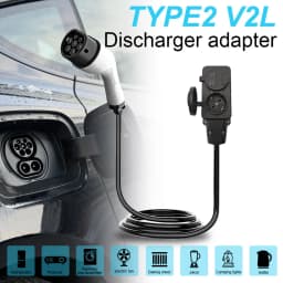 European Outdoor Electricity V2L Discharger Type 2 EV Discharger EU socket For BYD MG Geely Jaecoo ZEEKR XPENG Renault NAMMI EU