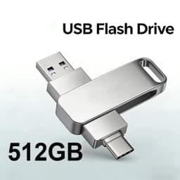 Lenovo USB3.2 USB Flash Drive 512GB OTG Pen Drive High Speed Type-C Flash Disk Real Capacity Metal Pendrive For Phone Computer