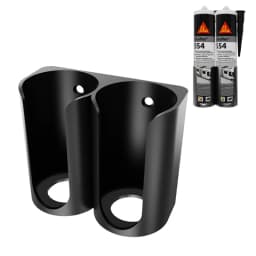 Motorhome/Garage Wall-Mounted Organiser 2/4/6-Bay Silicone Caulking Gun Holder Caulking Cartridge Rack Neat Storage System