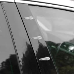 6pcs CAR Wind-Reducing Spoiler Strips, Car Bbody Anti-Collision Strips, Decorative Strips, Wind Noise Reduction And Anti-Noise