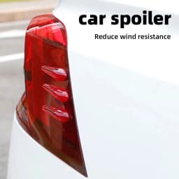 6pcs CAR Wind-Reducing Spoiler Strips, Car Bbody Anti-Collision Strips, Decorative Strips, Wind Noise Reduction And Anti-Noise