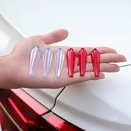 6pcs CAR Wind-Reducing Spoiler Strips, Car Bbody Anti-Collision Strips, Decorative Strips, Wind Noise Reduction And Anti-Noise