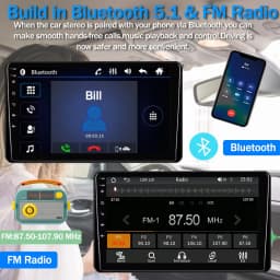 Wireless Carplay 2din Android 16 Car Radio Multimedia Video Player Universal 9/10 inch AutoRadio GPS Navigation 4G WiFi DVD