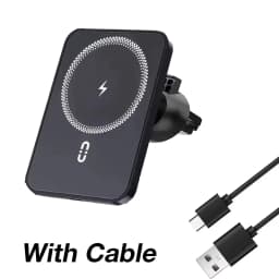 360 Rotation Magnetic Car Air Vent Phone Holder Stand Wireless Charger For Magsafe iPhone 17~12 Samsung Xiaomi Cellphone Bracket