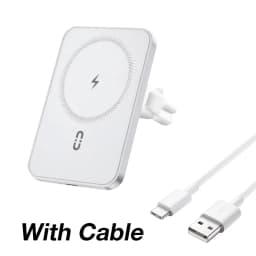 360 Rotation Magnetic Car Air Vent Phone Holder Stand Wireless Charger For Magsafe iPhone 17~12 Samsung Xiaomi Cellphone Bracket