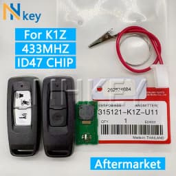35121-K1Z-U11 Motorcycle Remote Control Key For PCX160 FORZA NSS350 Motorcycle ID47 Chip NCF29A1X 433.92Mhz