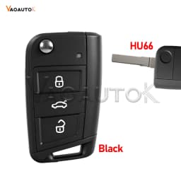 For Golf 5 7 MK7 Touran Polo Tiguan MQB GTI MK7 For Skoda Octavia For Seat HU66 HU162T Remote Key Shell Case 5G6959752AB Cover