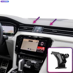 For VW Passat B8 2017-2021 2022 2023 Vehicle-Specific Phone Holder Base Smart Car Phone Mount 66W Charging Auto-Sensing RHD LHD
