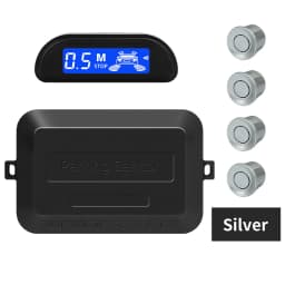 Hippcron Car Parking Sensors Parking Kit Display 22mm 4 Sensors Backlight Reverse Backup Radar Monitoring System 8 Colors
