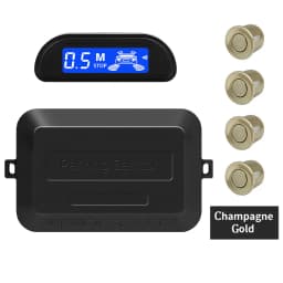 Hippcron Car Parking Sensors Parking Kit Display 22mm 4 Sensors Backlight Reverse Backup Radar Monitoring System 8 Colors