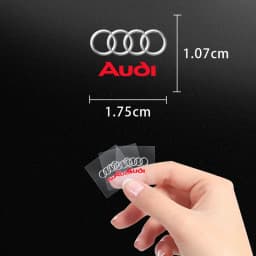 Car Interior 3D Sticker Central Control Decals Emblem Badge for Audi Sline B7 B8 B9 A3 8P 8V 8L A5 A6 C6 C5 C7 4F A1 A7 A8 Q2 Q3