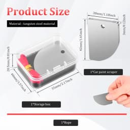 Car Polishing Point Repair Scraper Auto Scratch Repair Tool Tungsten Steel Car Scratch Repair Scraper Paint Spot Denibbing Tool