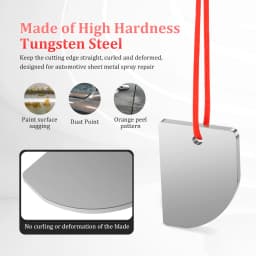 Car Polishing Point Repair Scraper Auto Scratch Repair Tool Tungsten Steel Car Scratch Repair Scraper Paint Spot Denibbing Tool