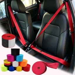 1Pcs Universal Car Seat Belt DIY Lap-Belt Car High-Strength Polyester Seat Safety Belts Multicolor Seat Belt Car Accessories
