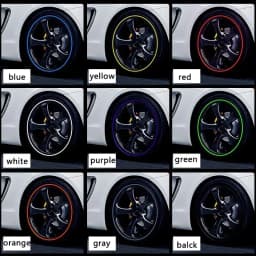 Wheel Rim Protector Strip – Stylish Decoration for Car Wheels, Anti-Collision, Durable, Universal Fit, Easy Installation