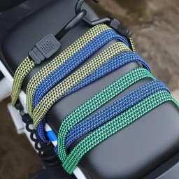 New Elastics Rubber Luggage Rope Cord Hooks Bikes Rope Tie Bicycle Luggage Roof Rack Strap Fixed Band Hook Car Accessories