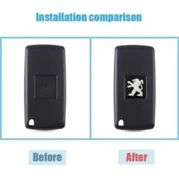14mm/16mm Car Sticker Aluminium Auto Keys Decoration Decal Tire Valve For Peugeot 307 308 3008 207 208 407 4008 408 508 5008 301