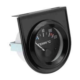40-120 Celsius Car 52mm Water Temperature Gauge with Adaptor Joint Pipe Radiator 1/8NPT Sensor Racing Water Tank Level Indicator