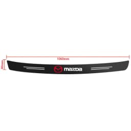 Carbon Fiber Car Trunk Rear Bumper Sticker Guard Plate Protector For Mazda 3 5 6 323 626 CX-3 CX-4 CX-5 CX-7 CX-9 CX30 RX8 MX5