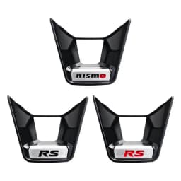 Car Steering Wheel Buckle Badge Accessory For Nissan GTR NISMO Qashqai Patrol X-trail Tiida Navara Sylphy Juke Teana Skyline Alm