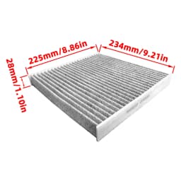 PINMOAP 880292-SDA-407 Automotive Air Conditioning Filter For Honda Accord Civic Crosstour Cr-V Odyssey Passport Pilot Ridgeline
