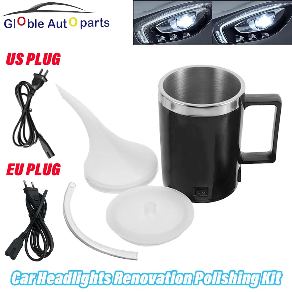 Car Headlights Renovation Polishing Kit Headlight Restoration Kit Workshop Automotive Care Tools No Liquid Polymer Headlights
