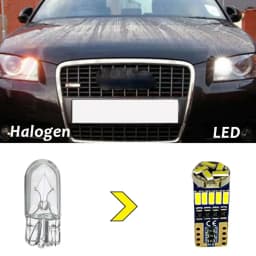 2x LED Clearance Parking Lights For Volkswagen VW Golf 4 5 6 Plus Jetta 3 4 Amarok Bora Caddy 3 4 EOS FOX Canbus T10 W5W