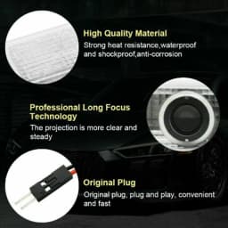 2X LED Car Door Welcome Ghost Shadow Lights Bulbs Accessories For Range Rover Sport 2003-2020 2014 2015 2016 2017 2018 2019 2020