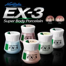Noritake EX-3 Super Body Porcelain Powder 50g Multi Shades A1B A2B E2 TX PFM Crown Bridge Ceramic Restoration Material
