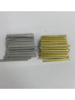 200pcs Finished Tin Foil Strip Gold and Silver Color Tin Foil Key Consumables Locksmith Tools