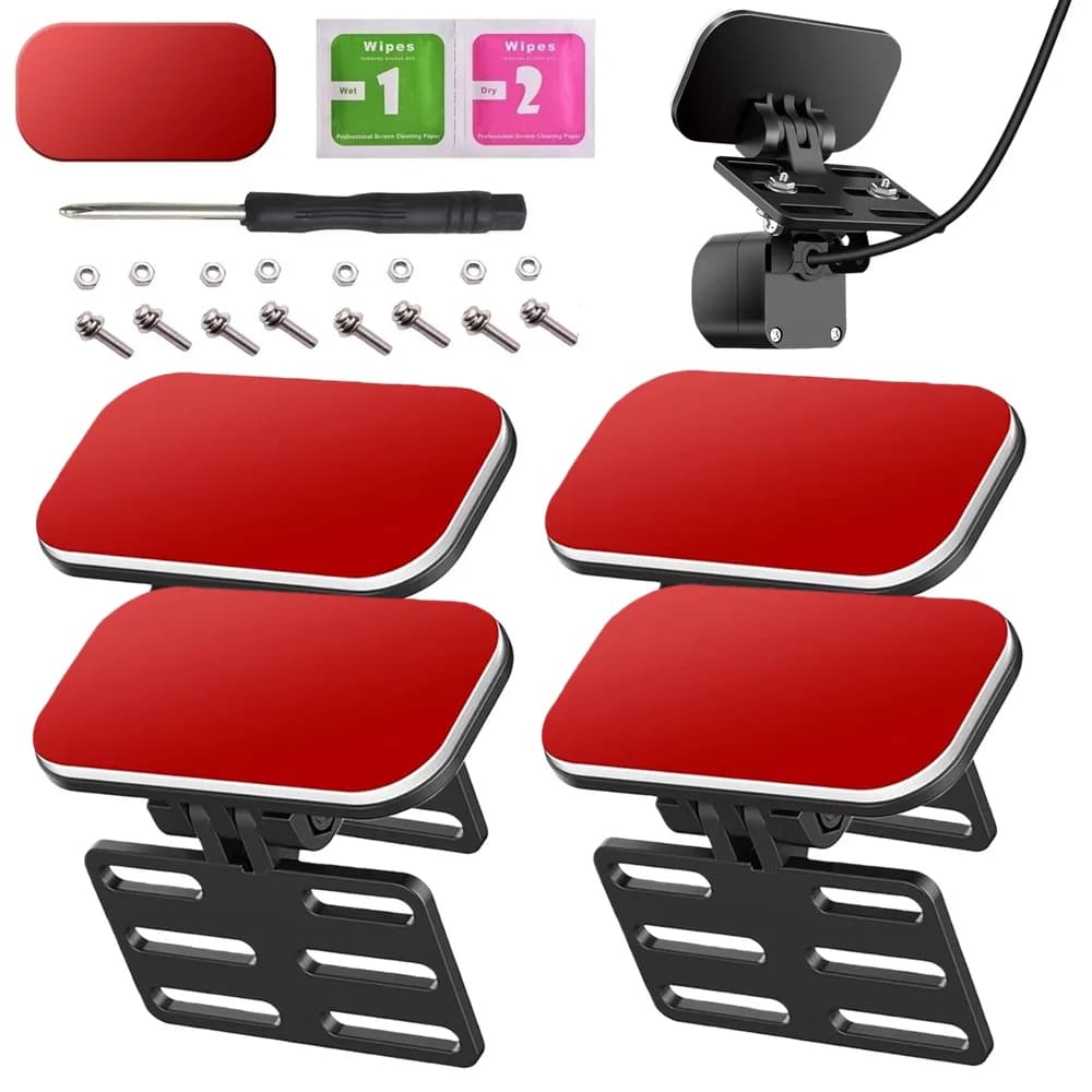 1/4Pcs Universal Rearview Camera Mounting Bracket Dashboard Back Up Mirror Support Backup Cam Mount Reverse Holder