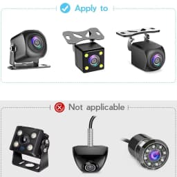 1/4Pcs Universal Rearview Camera Mounting Bracket Dashboard Back Up Mirror Support Backup Cam Mount Reverse Holder