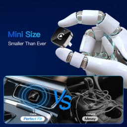 2-in-1 Wireless CarPlay & Android Auto Adapter, Universal Fit for Most Cars, Wireless Connection, Plug & Play IOS/Android