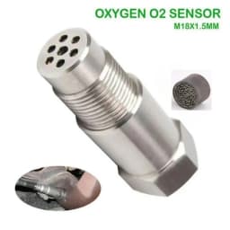 Universal Filtered Rear Oxygen Sensor Gasket Adapter M18x1.5 Stainless Steel Catalytic Converter