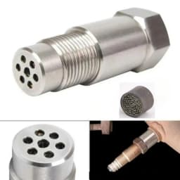 Universal Filtered Rear Oxygen Sensor Gasket Adapter M18x1.5 Stainless Steel Catalytic Converter