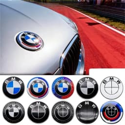 82mm 74mm Car Front Hood Rear Trunk Emblem Badge for BMW E46 E90 E39 E91 E92 F30 F10 E60 X3 X5 1 2 3 4 5 6 7 Series Accessories