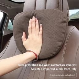 New 2.0 Car Headrest Neck Pillow Support Seat / Maybach Design S Class Soft Universal Adjustable Car Neck Waist Pillows