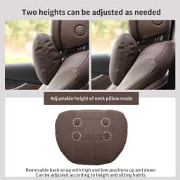 New 2.0 Car Headrest Neck Pillow Support Seat / Maybach Design S Class Soft Universal Adjustable Car Neck Waist Pillows